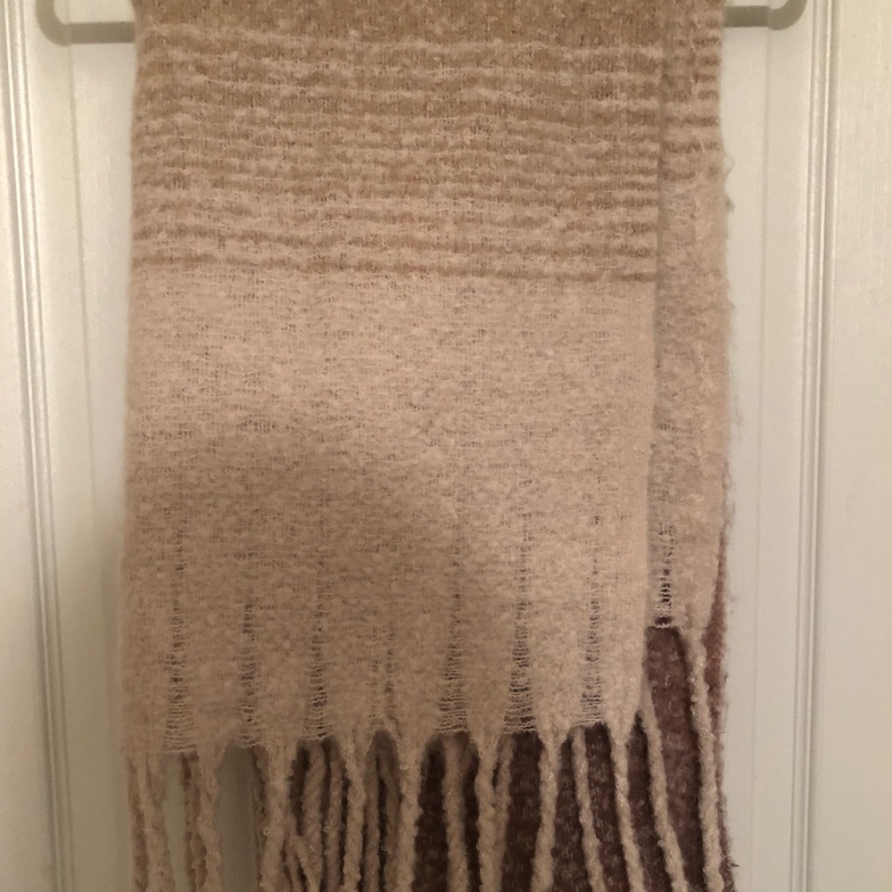 Cozy Mauve Ombré Scarf/Shawl